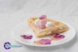 lavender and lemon dessert waffles