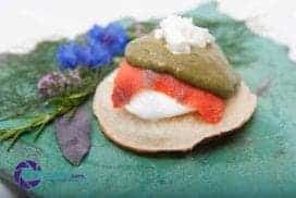 Smoked Salmon Benedict with Lemon Verbena Sauce