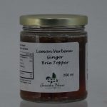 250 ml jar of Lemon Verbena Ginger Brie Topper